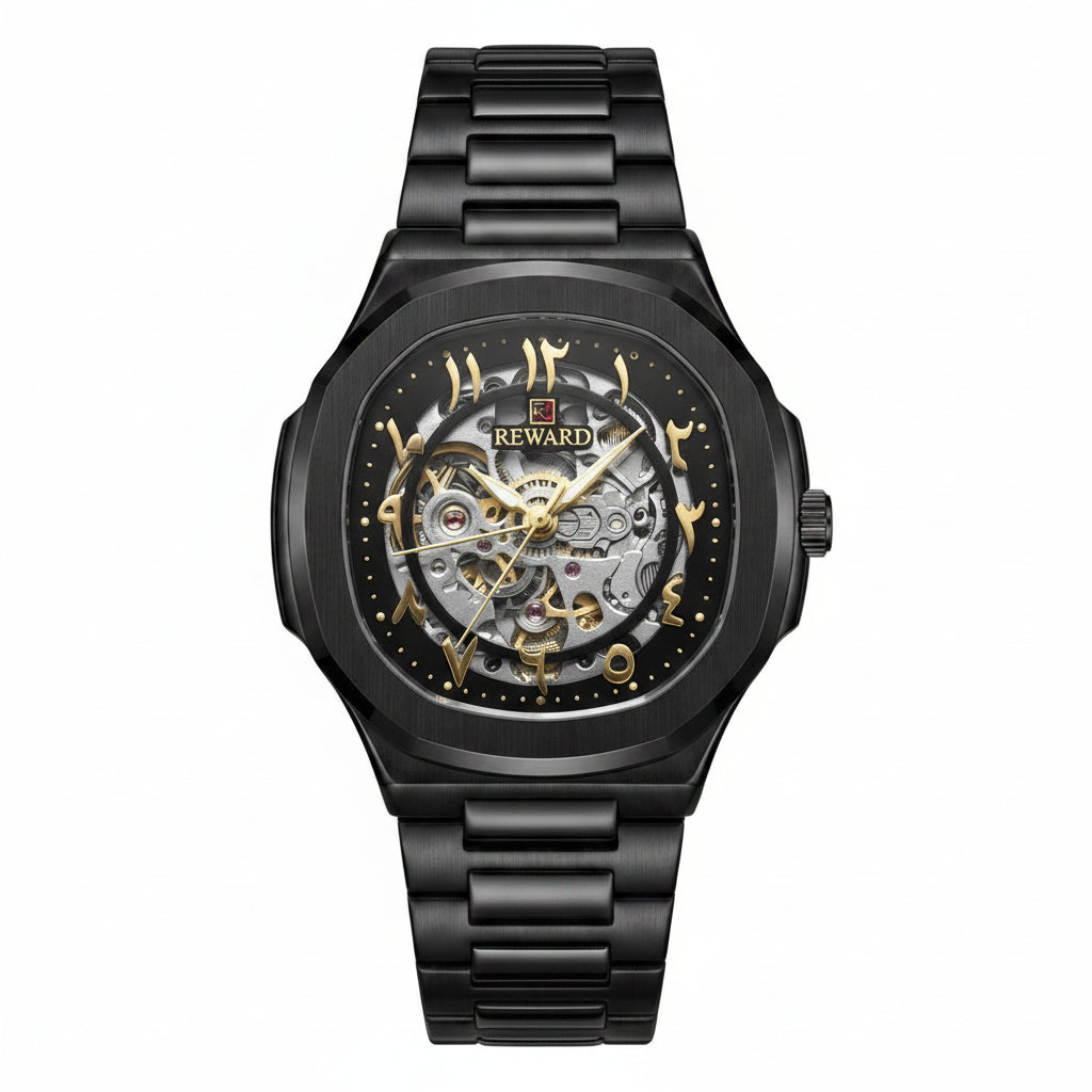 Reward | Luxury Skeleton Automatic Watch - Wristlines