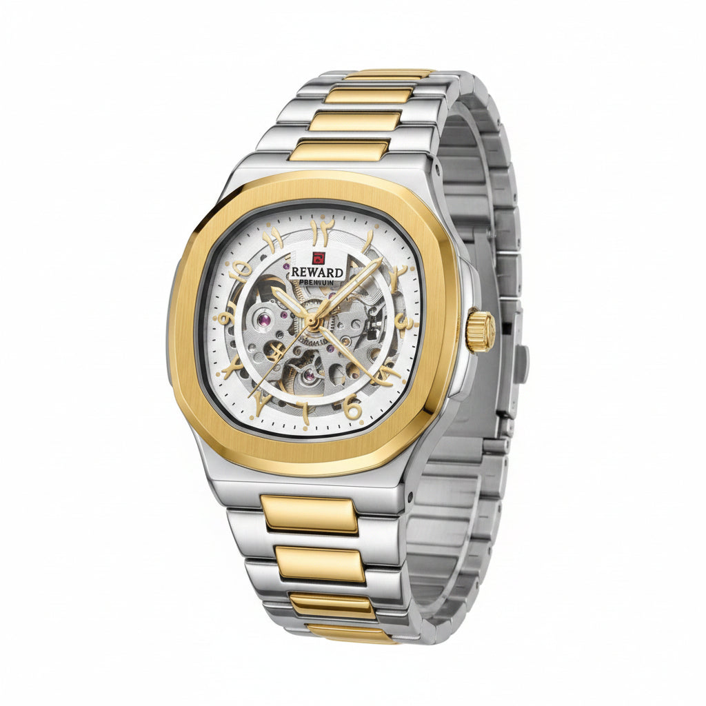 Reward | Luxury Skeleton Automatic Watch - Wristlines Main image