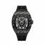 Tubular | Carbon Fiber Skeleton Watch – Tonneau Case & Rubber Strap - Wristlines